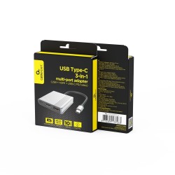 Adapter wieloportowy USB typu C 3 w 1 (port USB + HDMI +USB-… | PartsPC.pl