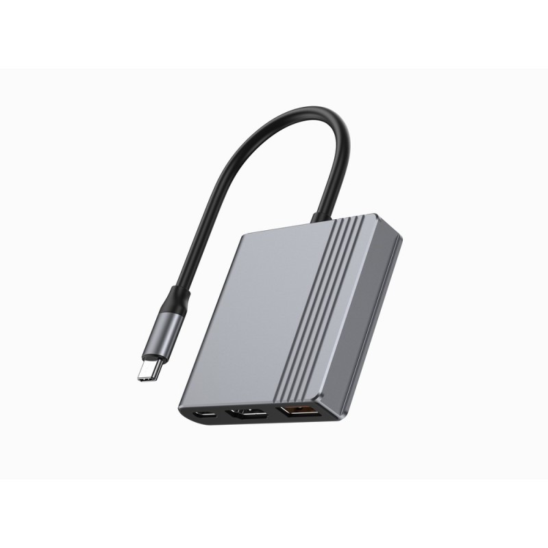 Adapter wieloportowy USB typu C 3 w 1 (port USB + HDMI +USB-… | PartsPC.pl