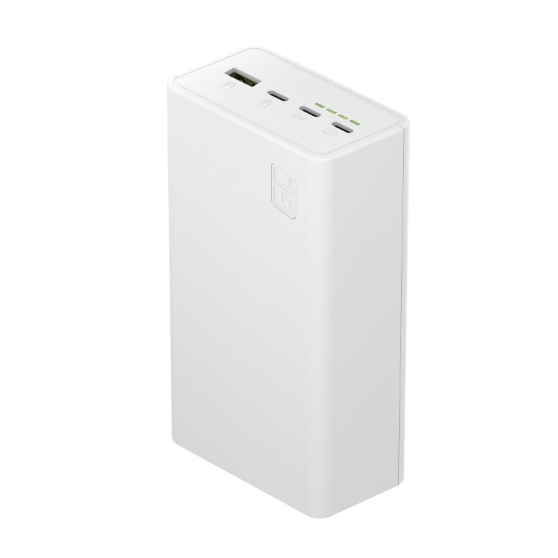 Powerbank 30 000mAh, 22.5W, 4 porty, biały | PartsPC.pl