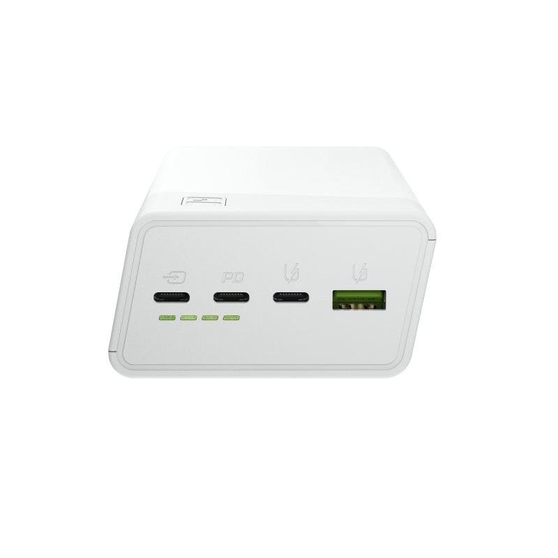 Powerbank 30 000mAh, 22.5W, 4 porty, biały | PartsPC.pl