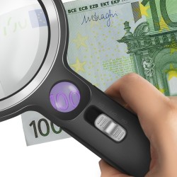 Szkło powiększające z oświetleniem, 5x/13x/20x | PartsPC.pl