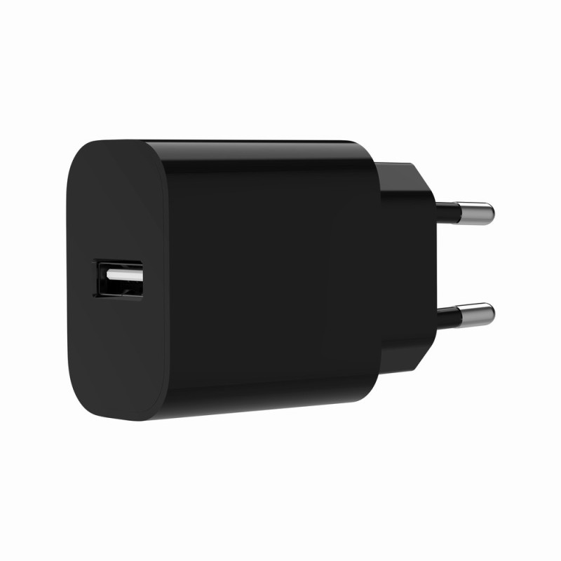 Ładowarka uniwersalna USB, 2.4 A, czarna | PartsPC.pl