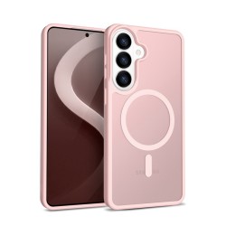 Etui Hybrid Matte Magnetic - MagSafe Samsung Galaxy S26 Różo… | PartsPC.pl