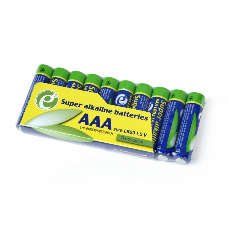 Baterie super alkaliczne AAA, 10 sztuk | PartsPC.pl