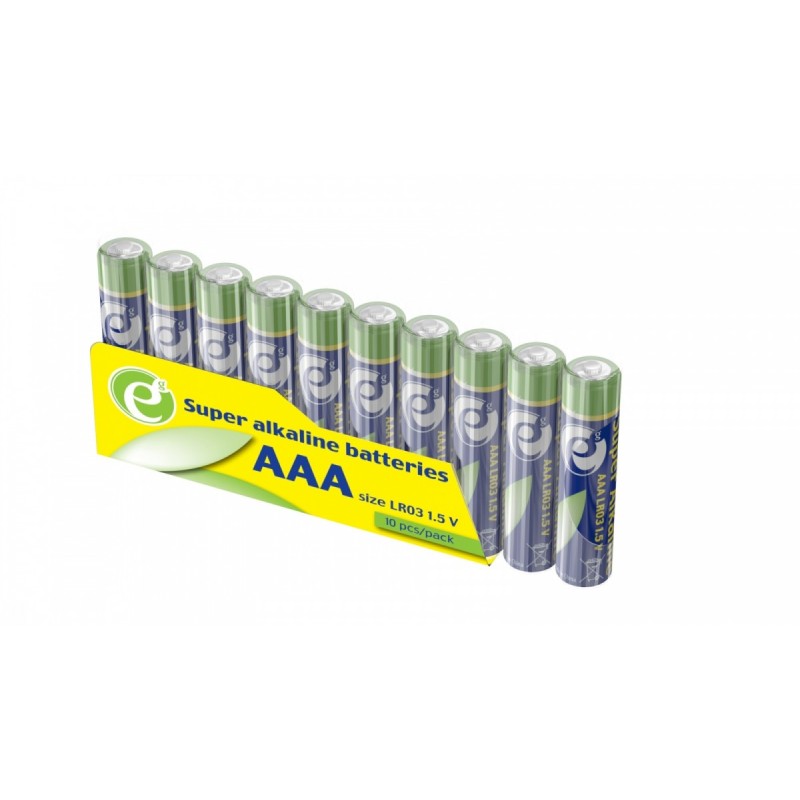 Baterie super alkaliczne AAA, 10 sztuk | PartsPC.pl