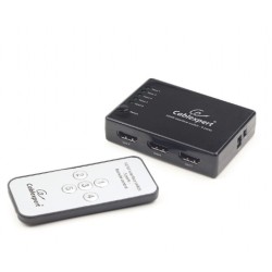 Przełącznik HDMI z pilotem - pięć nadajników jeden      odbi… | PartsPC.pl