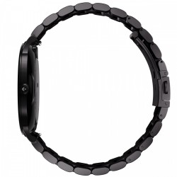 Smartwatch Quantum czarny stalowy | PartsPC.pl