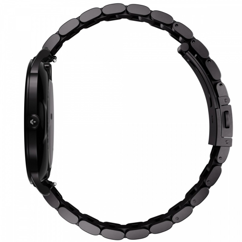 Smartwatch Quantum czarny stalowy | PartsPC.pl