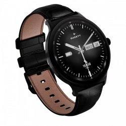 Smartwatch Quantum czarny stalowy | PartsPC.pl