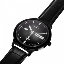 Smartwatch Quantum czarny stalowy | PartsPC.pl