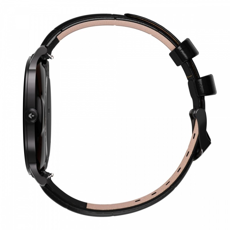 Smartwatch Quantum czarny stalowy | PartsPC.pl