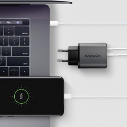 ACU-PQ67 Ładowarka sieciowa PD&QC 67W 2-port GaN, USB-A + US… | PartsPC.pl
