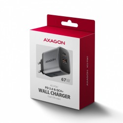 ACU-PQ67 Ładowarka sieciowa PD&QC 67W 2-port GaN, USB-A + US… | PartsPC.pl