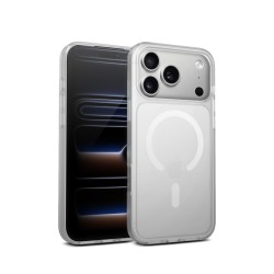 Etui Hybrid Matte Magnetic Etui MagSafe iPhone 17 Pro Białe | PartsPC.pl