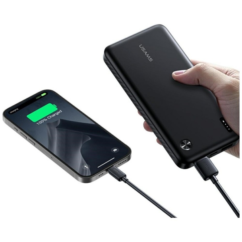 Powerbank PB83 10000mAh PD 2xUSB-A USB-C biały | PartsPC.pl