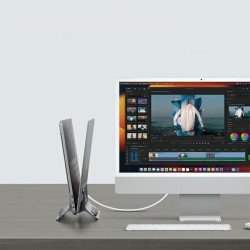 Uchwyt grawitacyjny stojak na MacBooka SMS-300 szary | PartsPC.pl