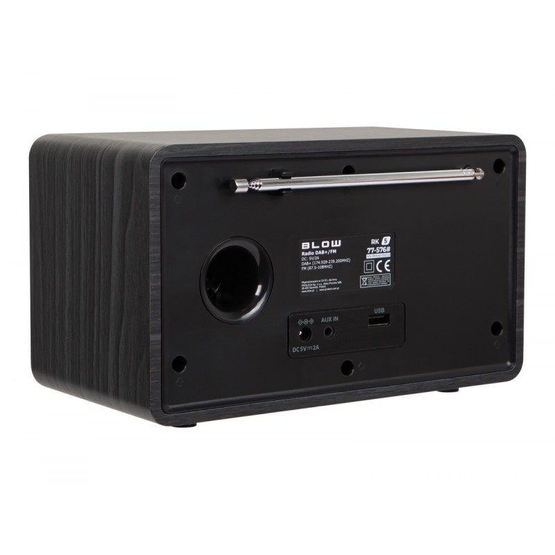 Radio kuchenne FM/DAB+ RK5 Bluetooth czarne | PartsPC.pl