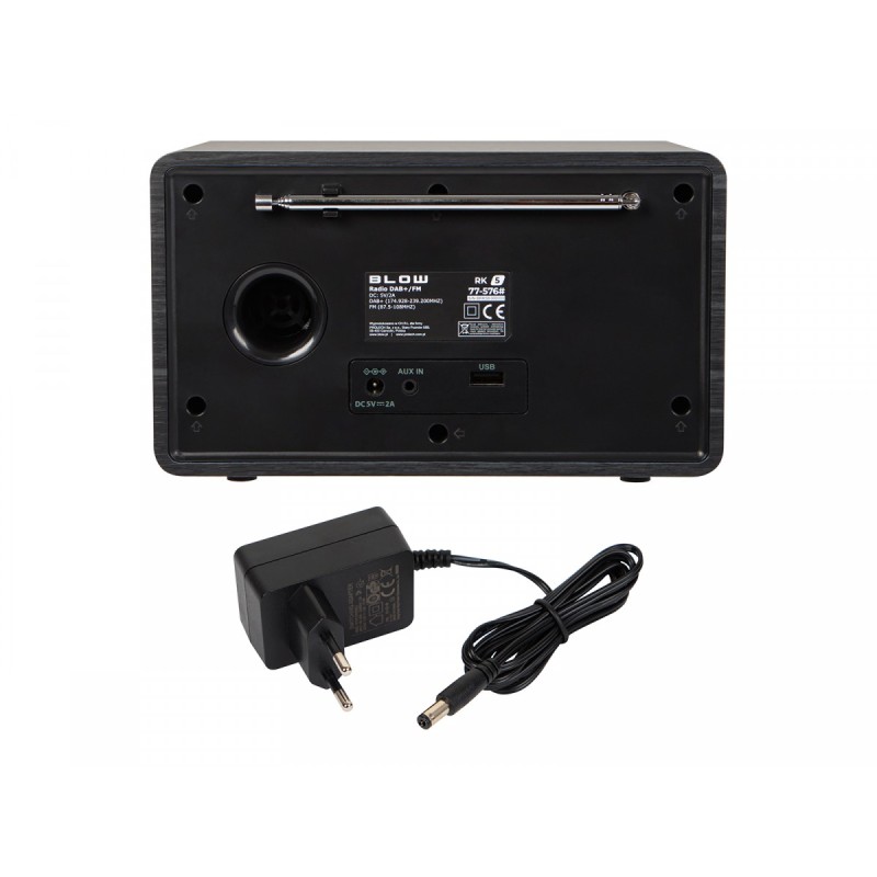 Radio kuchenne FM/DAB+ RK5 Bluetooth czarne | PartsPC.pl
