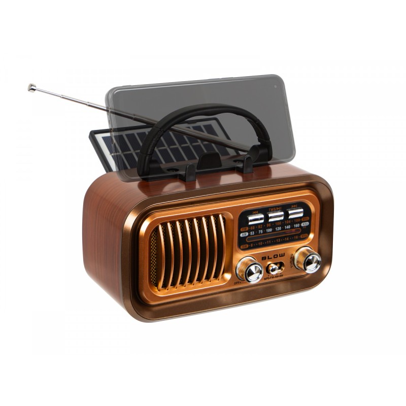 Radio przenośne analogowe AM/FM RA16 solarne | PartsPC.pl