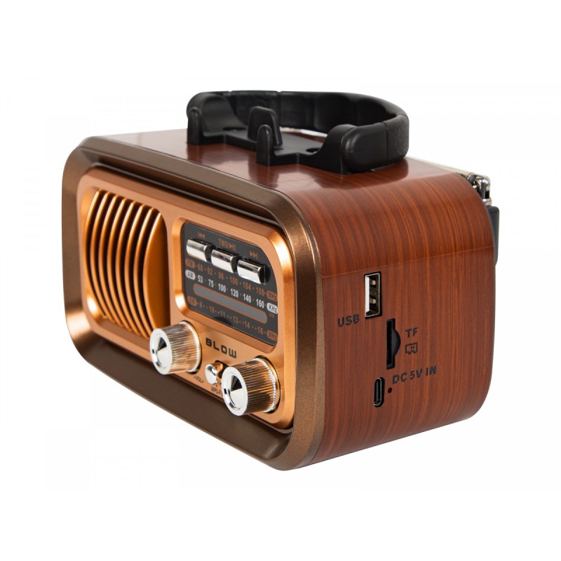 Radio przenośne analogowe AM/FM RA16 solarne | PartsPC.pl