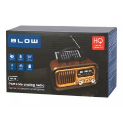 Radio przenośne analogowe AM/FM RA16 solarne | PartsPC.pl