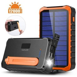 Powerbank Propper Solarny 12000mAh Szary | PartsPC.pl