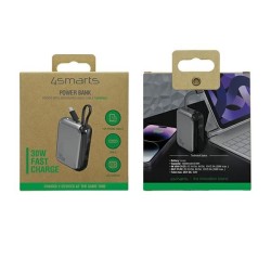 Powerbank Pocket 30W 10000mAh wbudowany kabel USB-C 15cm | PartsPC.pl