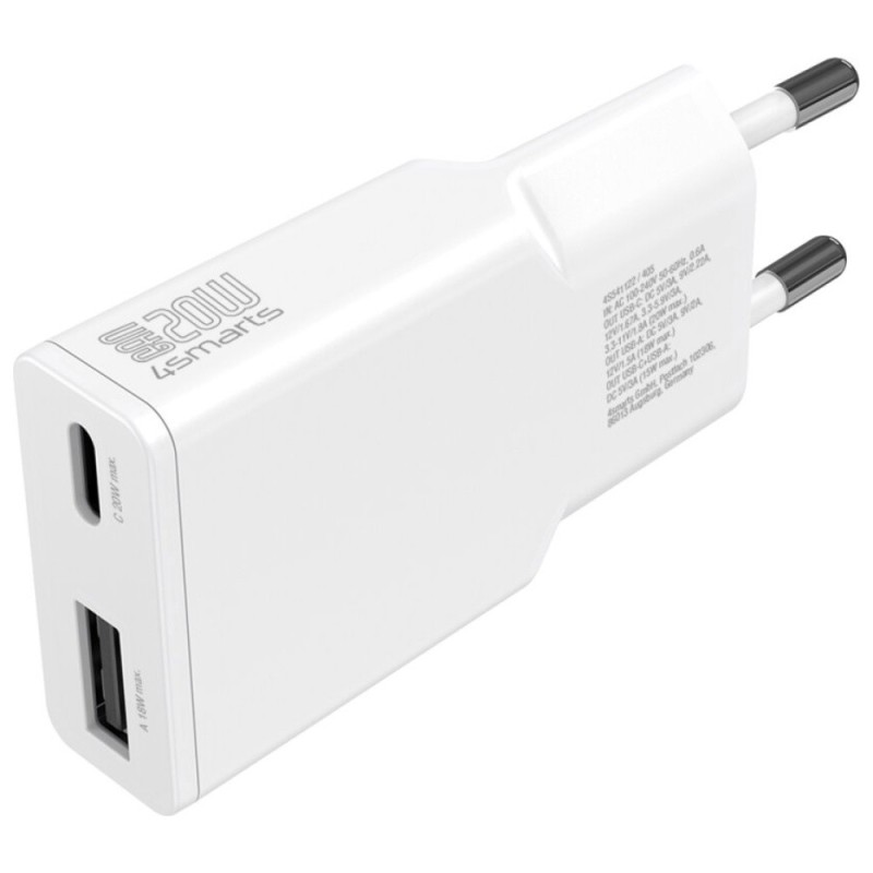 Ładowarka sieciowa PDPlug 20W GaN + USB-C + USB-A + kabel US… | PartsPC.pl