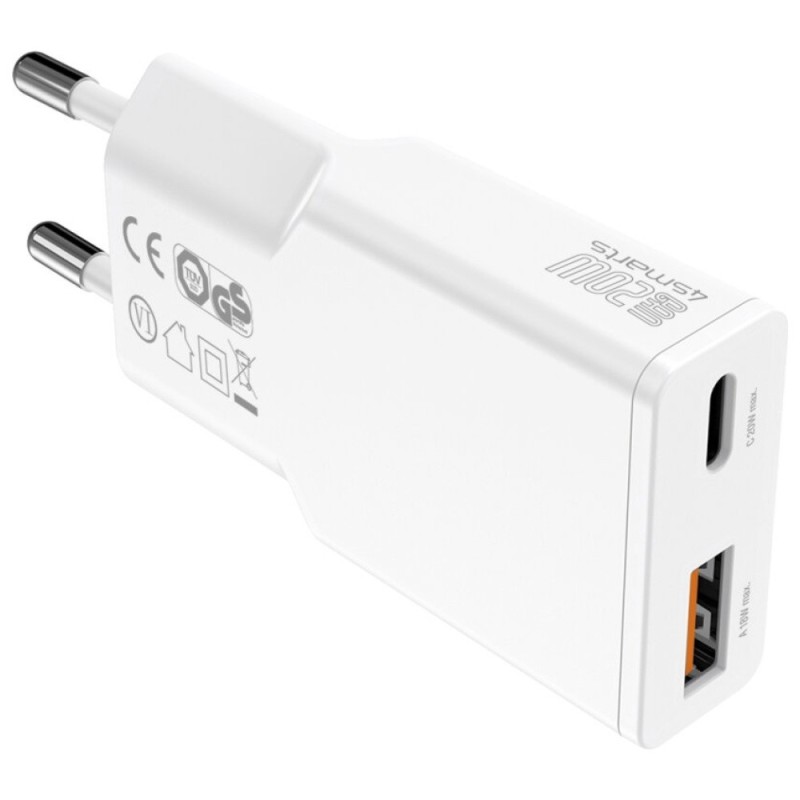 Ładowarka sieciowa PDPlug 20W GaN + USB-C + USB-A + kabel US… | PartsPC.pl