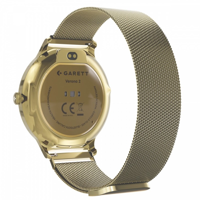 Smartwatch Verona 2 złoty mesh | PartsPC.pl