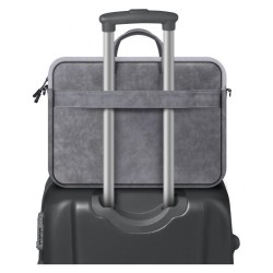 Torba SOLID LEATHER 15,6 cala Szara | PartsPC.pl