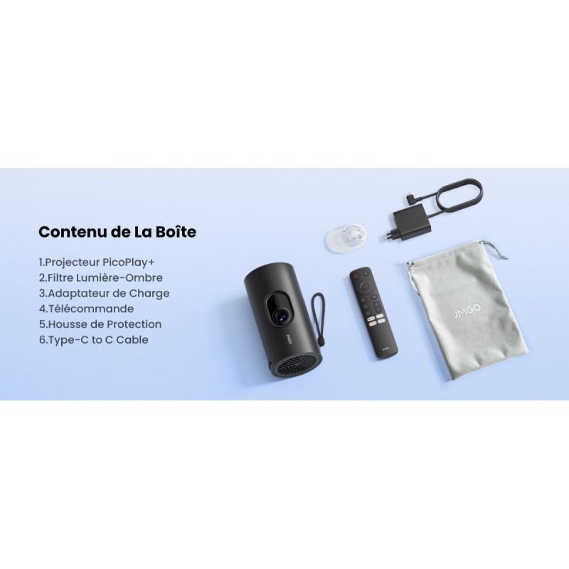 Projektor picoPlay, zestaw: stojak+powerbank | PartsPC.pl
