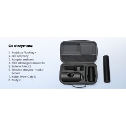 Projektor picoPlay, zestaw: stojak+powerbank | PartsPC.pl