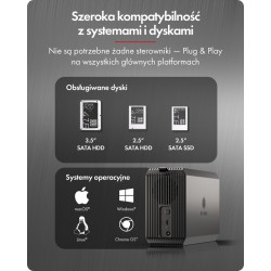 Obudowa IB-RD3720-CU3 RAID 2x2,5/3,5 SATA HDD | PartsPC.pl