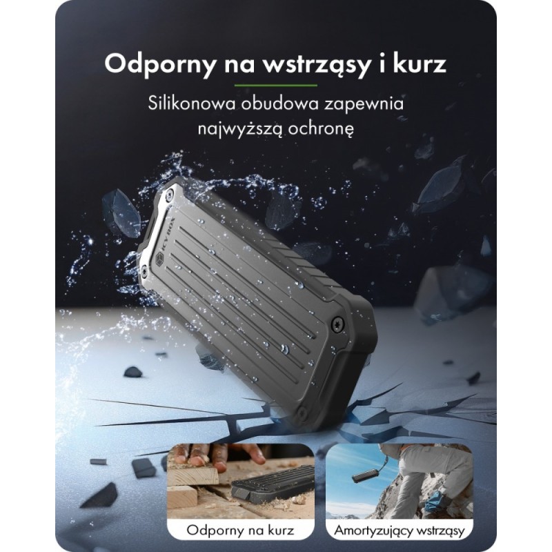 Obudowa M.2 NVMe i SATA USB 3.2 Gen 2, 10 Gbit/s IB-1827MCP-… | PartsPC.pl