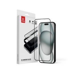 3D Armour Glass - Szkło hartowane 9H Full Glue do iPhone 16 … | PartsPC.pl