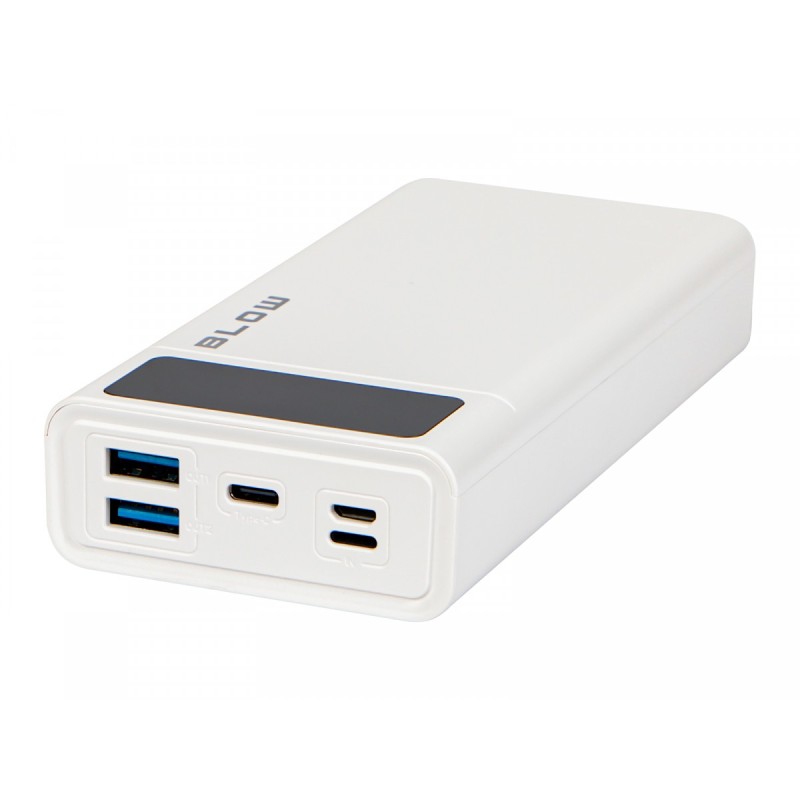 PowerBank PB20E QC+PD 20W 20000mAh+lightning Biały | PartsPC.pl