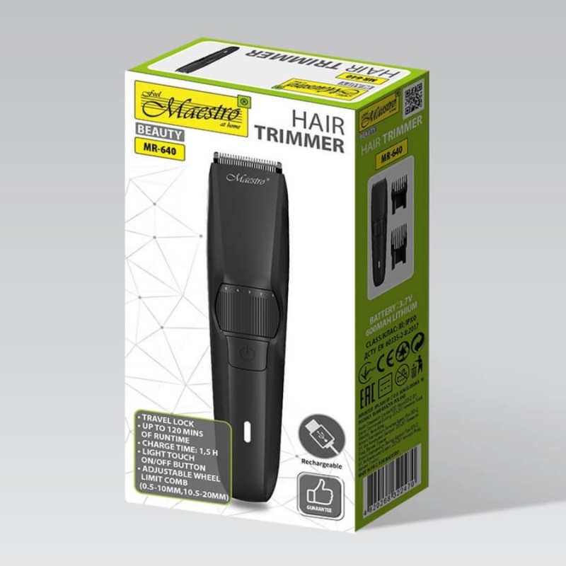 Trymer do włosów USB  MR-640 | PartsPC.pl