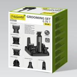 Zestaw do strzyżenia włosów 6w1 USB MR-660 | PartsPC.pl
