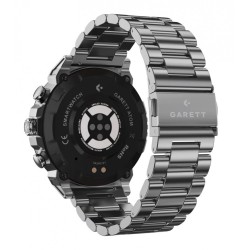 Smartwatch Atom srebrny stalowy | PartsPC.pl