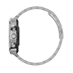 Smartwatch Atom srebrny stalowy | PartsPC.pl