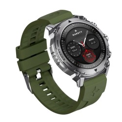 Smartwatch Atom srebrny stalowy | PartsPC.pl