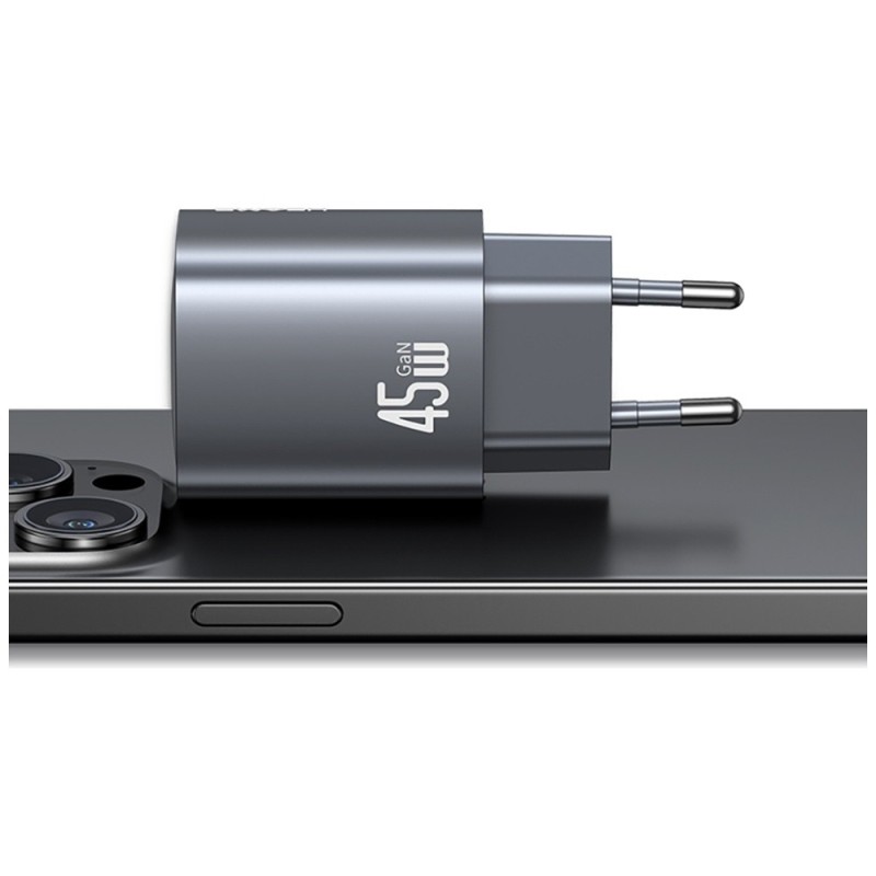 Ładowarka sieciowa T66 45W CC290 GaN Fast charge 1xUSB-A 1xU… | PartsPC.pl