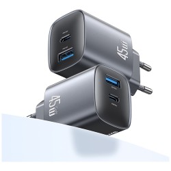 Ładowarka sieciowa T66 45W CC290 GaN Fast charge 1xUSB-A 1xU… | PartsPC.pl