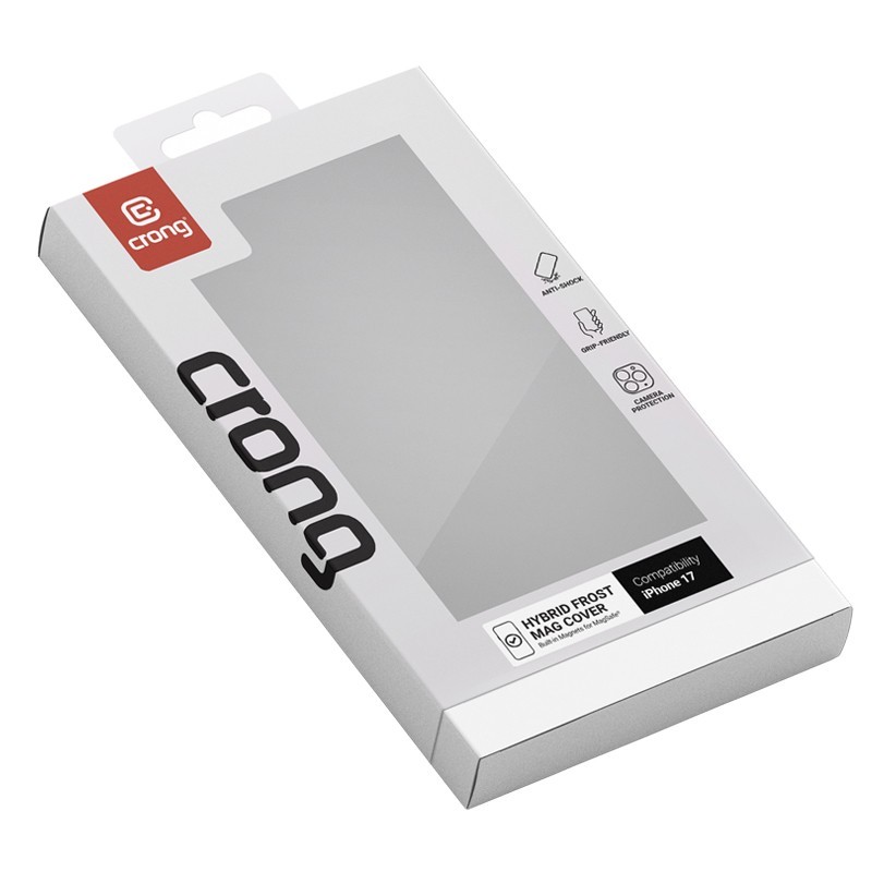 Etui Hybrid Frost MAG Cover iPhone 17 MagSafe Czarne | PartsPC.pl