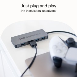 HUB Basic USB-A do 4x USB-A 3.0 | PartsPC.pl