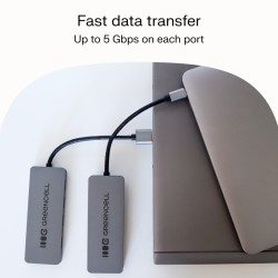 HUB Basic USB-A do 4x USB-A 3.0 | PartsPC.pl
