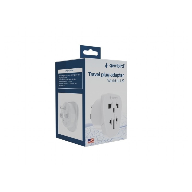 Adapter sieciowy US świat 10A | PartsPC.pl