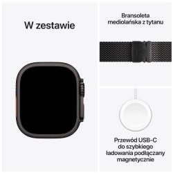 Watch Ultra 3 GPS + Cellular, koperta 49 mm z tytanu w kolor… | PartsPC.pl
