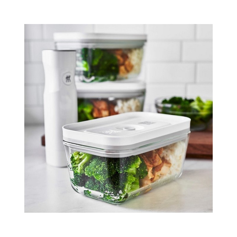 Pojemnik szklany Fresh&Save 2l szary | PartsPC.pl